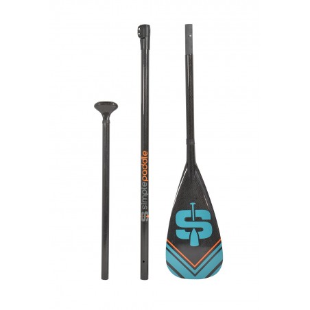 Pagaie Stand Up Paddle fibre de verre / carbone HORUZ Simple Paddle
