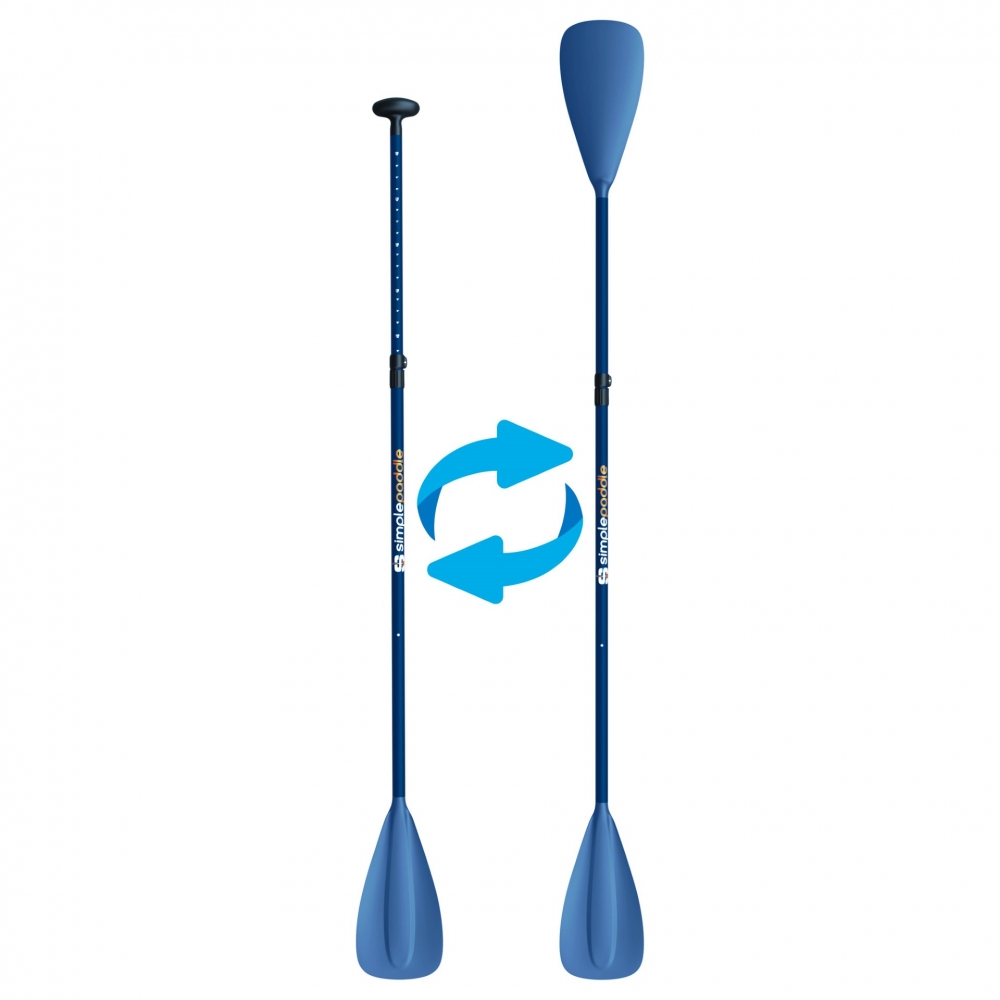 Pagaie double fonction paddle-kayak SIMPLE PADDLE - Bleu clair