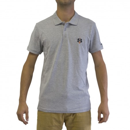 Polo Simple Paddle Homme Gris
