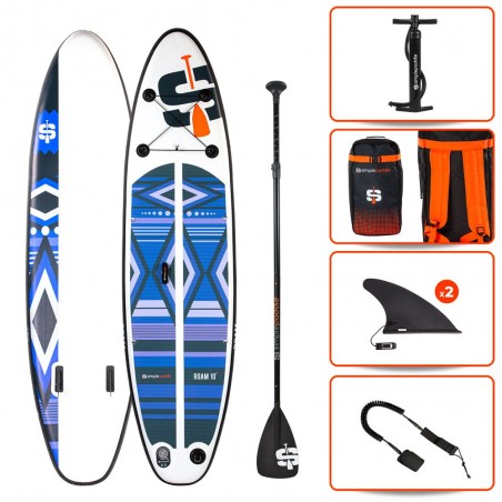 Stand up Paddle Gonflable 10', ROAM SIMPLE PADDLE COMPACT 10' 30'' 6'' (305x76x15cm)