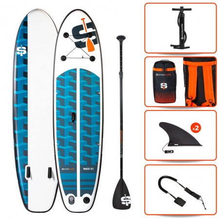 Stand up Paddle Gonflable 10'8 - WANDER SIMPLE PADDLE 10'8 32'' 6'' (325x81x15cm)