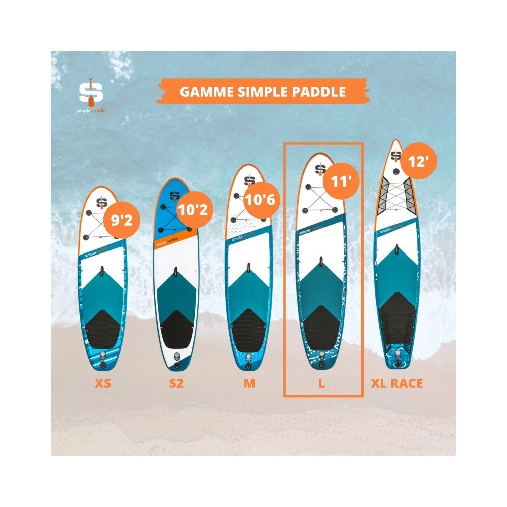 L 11' PACK STAND UP PADDLE